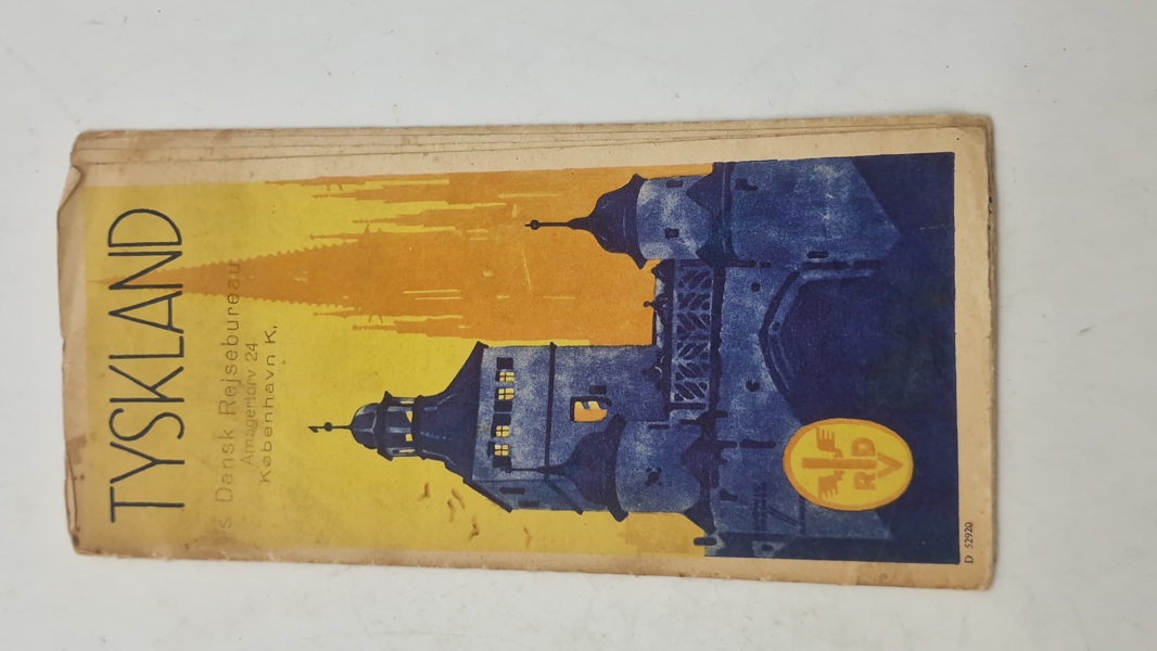 Tyskland rejse brochure på Dansk