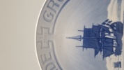 Royal Copenhagen, Jubilæumsplatte, 200året for Hans Egede rejse til Grønland 1721- 1921