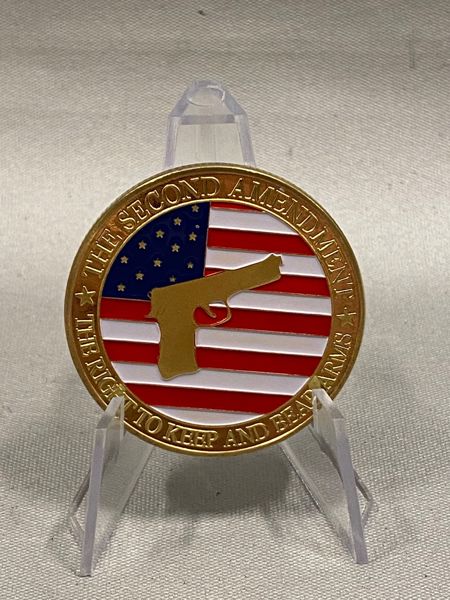 Amerikansk Challenge coin - The right to keep and bear arms 