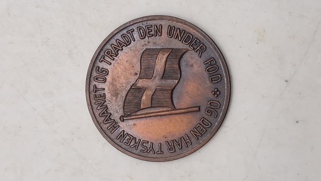 Original Dansk WW2 stikkermønt