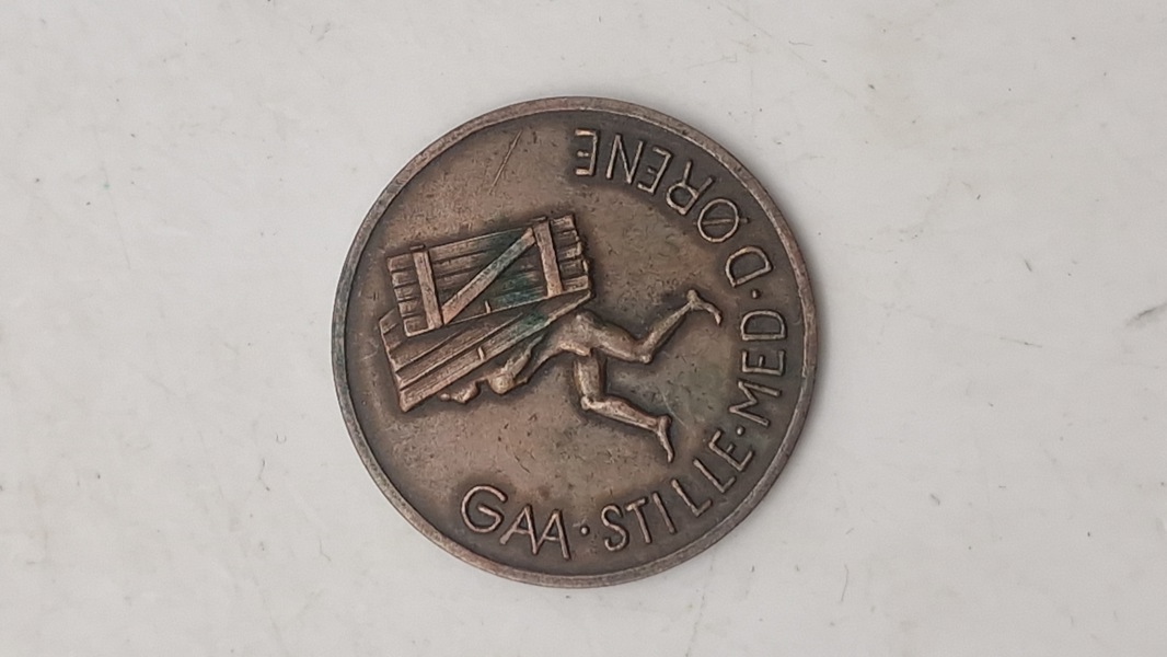 Original Dansk WW2 stikkermønt