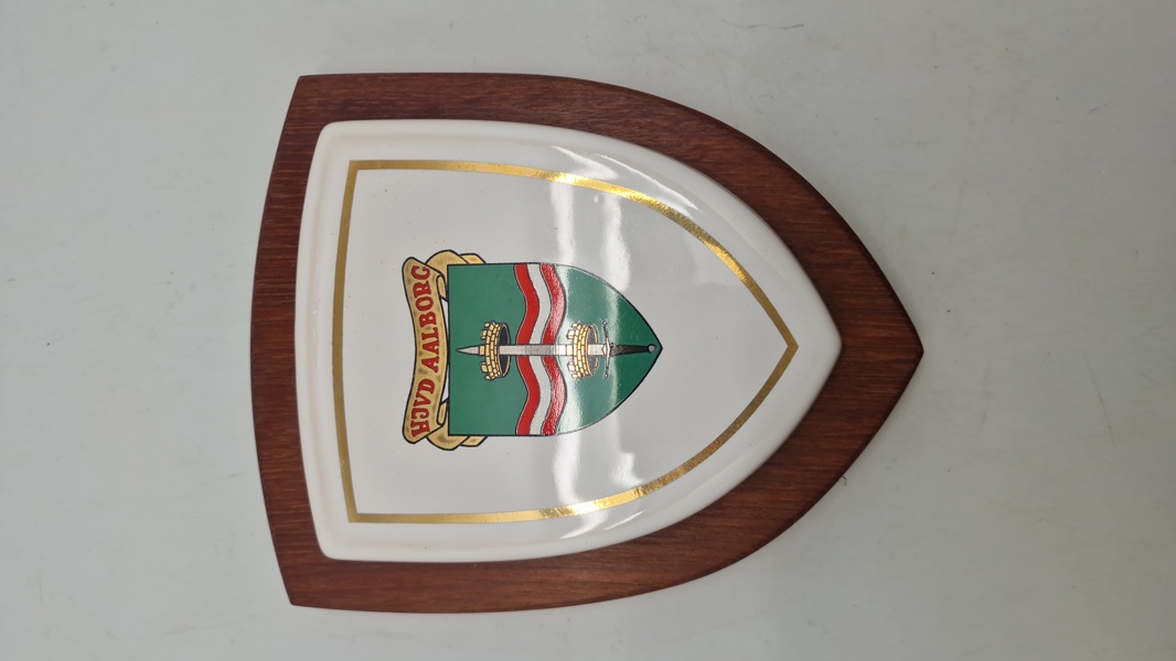 Originalt militært vægskjold - Aalborg