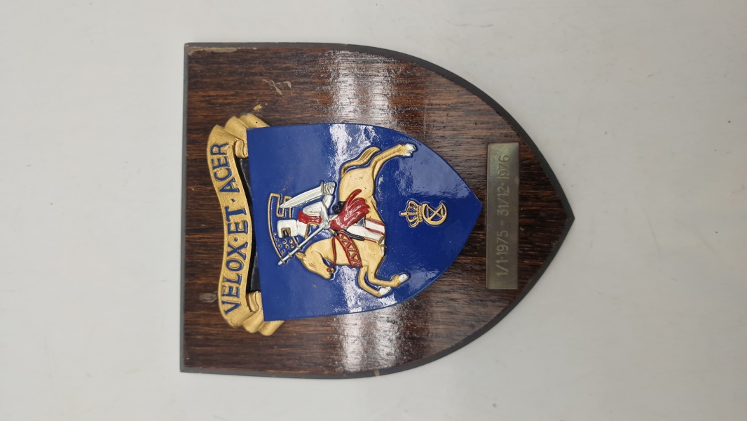 Originalt militært vægskjold