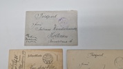 Samling original tysk feltpost 