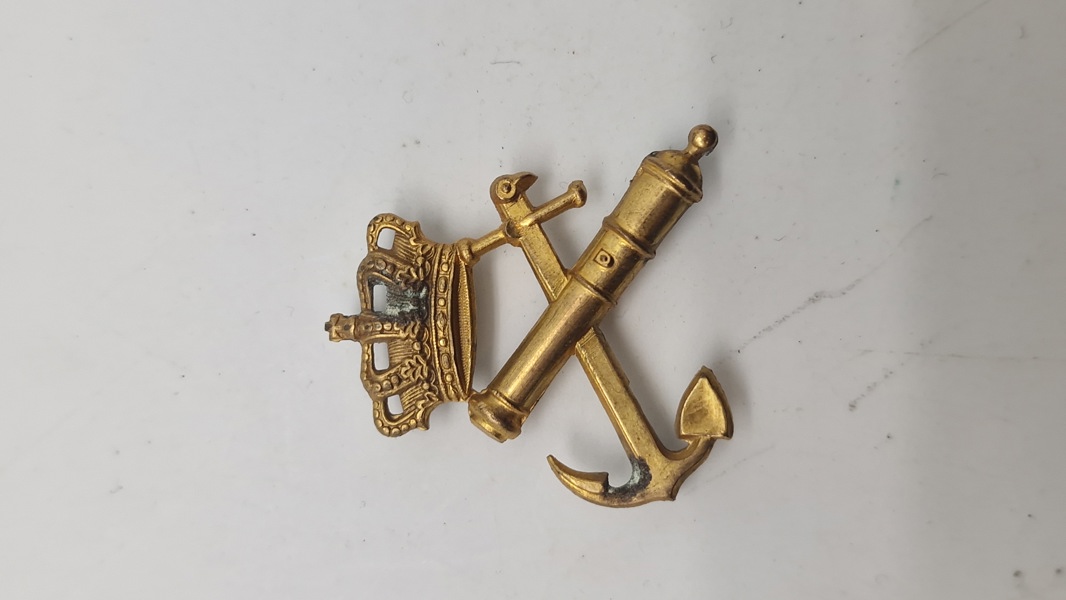 Originalt tidligt dansk marine mærke