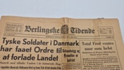 Original dansk avis fra maj dagene 1945