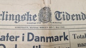 Original dansk avis fra maj dagene 1945