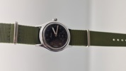 Originalt WWII Minerva German Army Watch, stemplet DH for “Dienst Heeres”