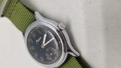 Originalt WWII Minerva German Army Watch, stemplet DH for “Dienst Heeres”