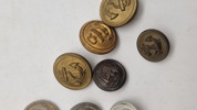 Samling originale tyske Kriegsmarine knapper. ww2
