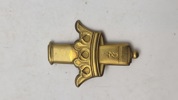 Originalt baretmærke - Kongens Artilleriregiment (med den store kanon)