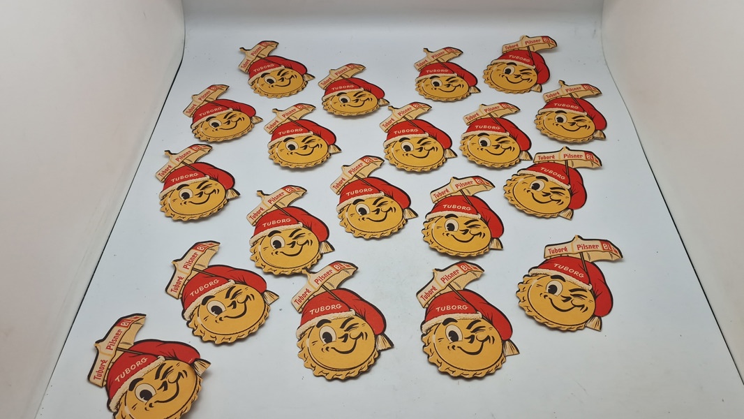 Samling Tuborg jule etiketter