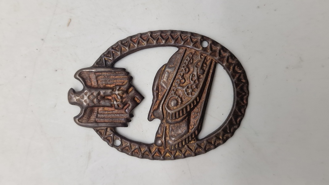 Tysk panzer badge for skydesnor. Efterkrigs