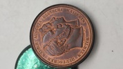 Original prøjsisk bronze medalje med æske