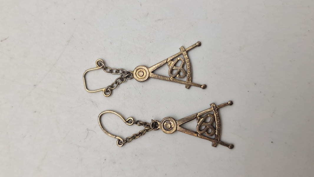 Loge vedhæng 830 sølv