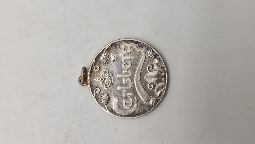 Original Carlsberg medalje af 830 sølv