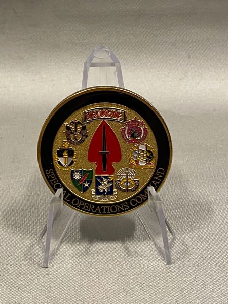 Amerikansk Challenge coin - speciel operations command 