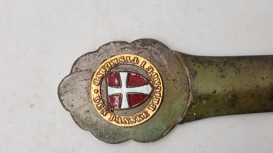 Original brevåbner fra den danske brigade i Tyskland