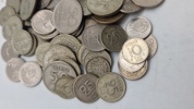 Stor samling svenske sølvmønter