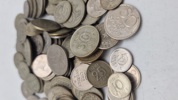 Stor samling svenske sølvmønter