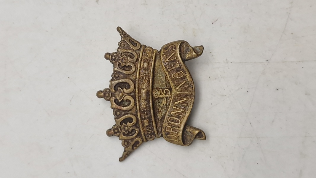 Originalt regimentsmærke Dronningens livregiment, første type