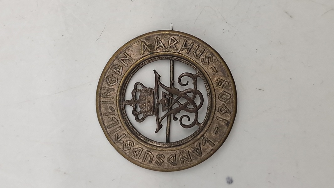 Originalt Emblem fra Landsudstillingen i Aarhus 1909