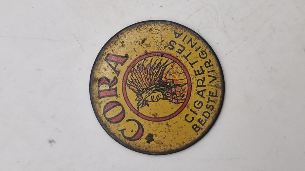 Original Postskillemønt, 25 øre CORA - ekstremt sjælden