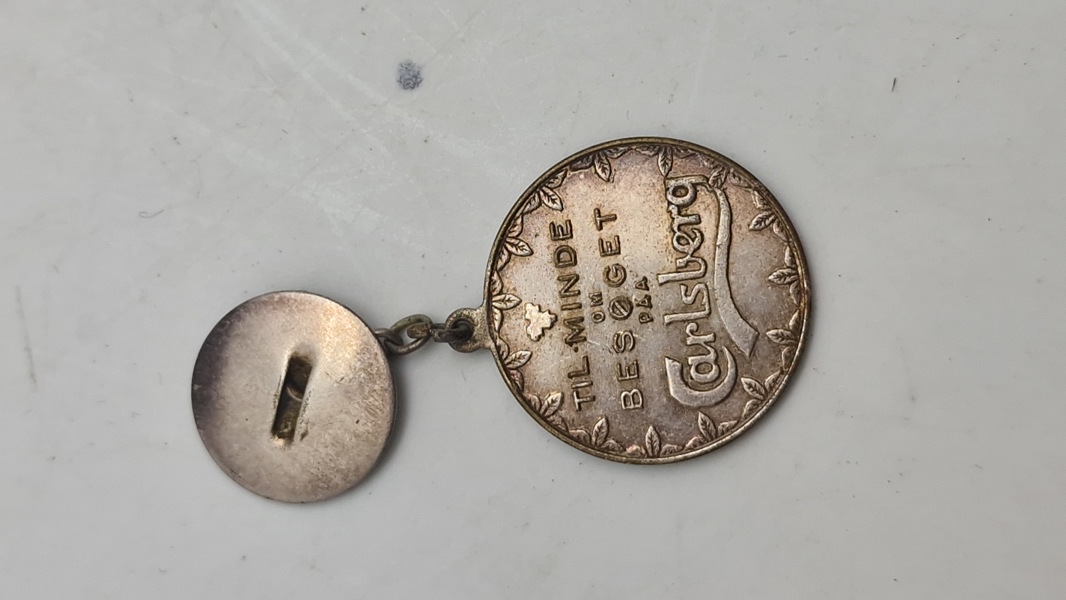 Original Carlsberg medalje 830 sølv