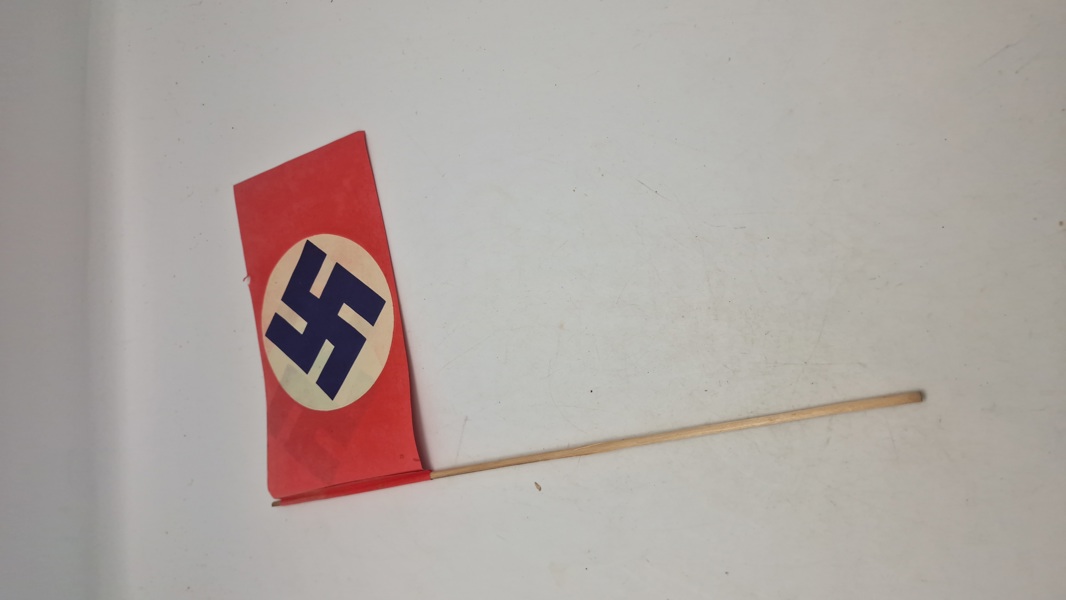 Originalt tysk sympatisør papir flag