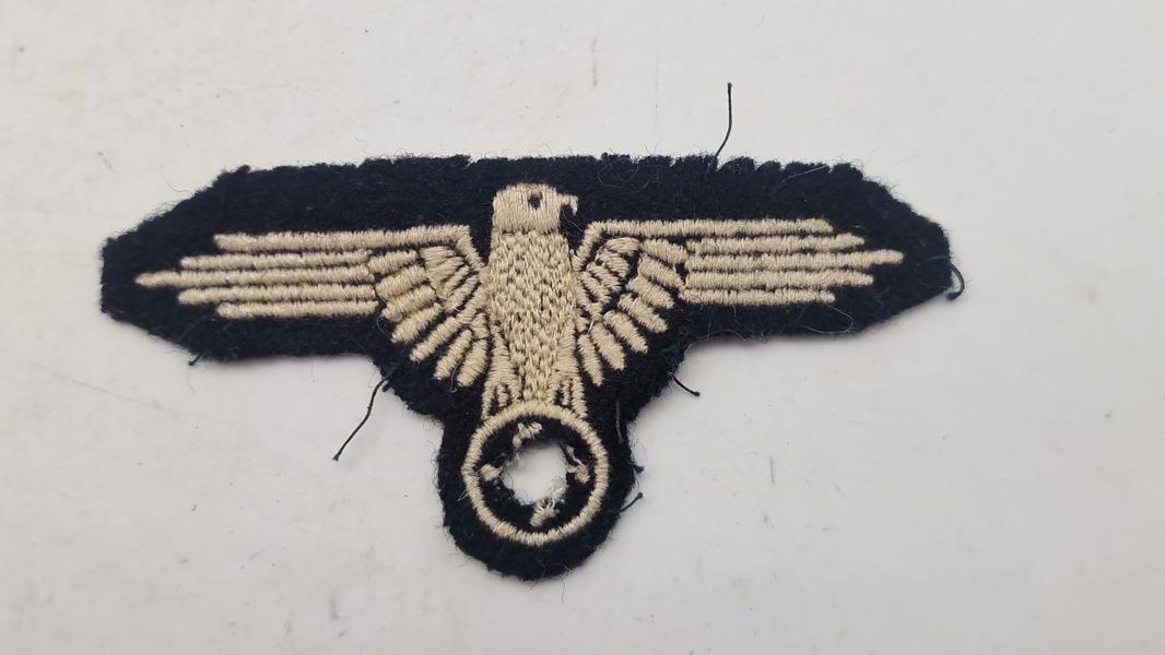 Original italiensk produceret Waffen-SS ørn. Afnazificeret