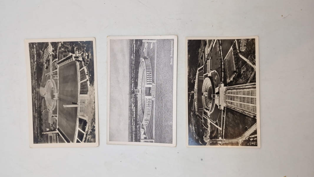 Samling originale postkort fra Olympiaden i 1936