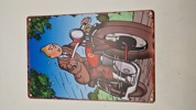 Tintin metalskilt