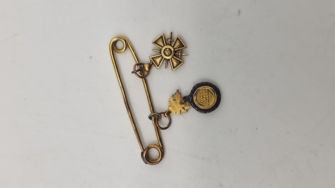 Original Fransk miniture spange