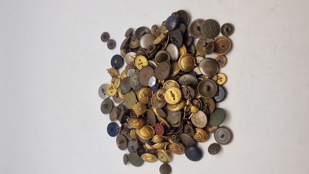 Stor samling blandede knapper 