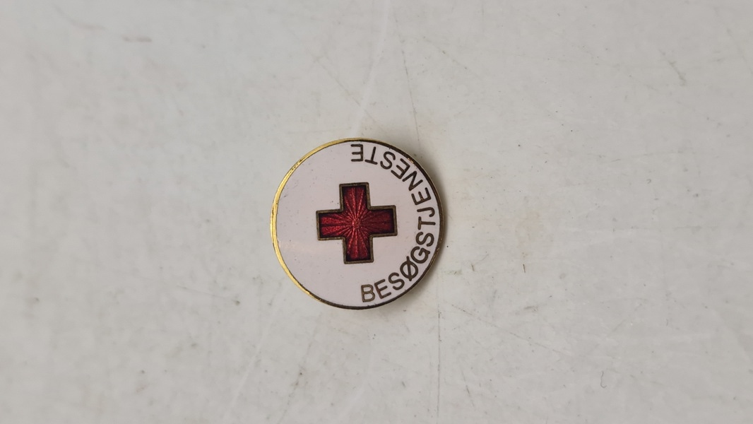 Original pin - Røde kors besøgstjeneste 