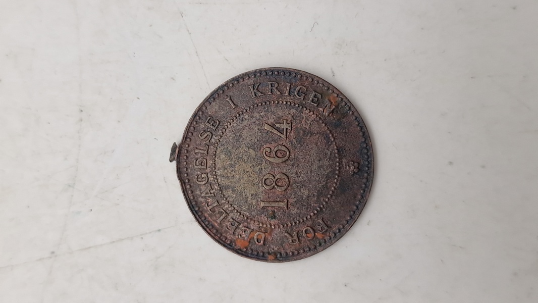 Original dansk 1864 deltager medalje 