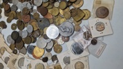 Stort lot mønter og Tokens 