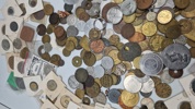Stort lot mønter og Tokens 