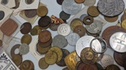 Stort lot mønter og Tokens 