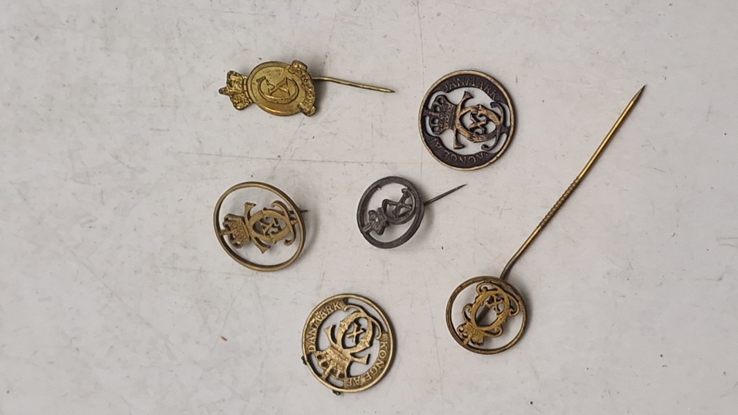 Originale Kong Christian X pins 