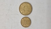 Original islandsk 1 & 2 krone 
