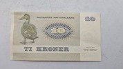 Original dansk 10 krone seddel 