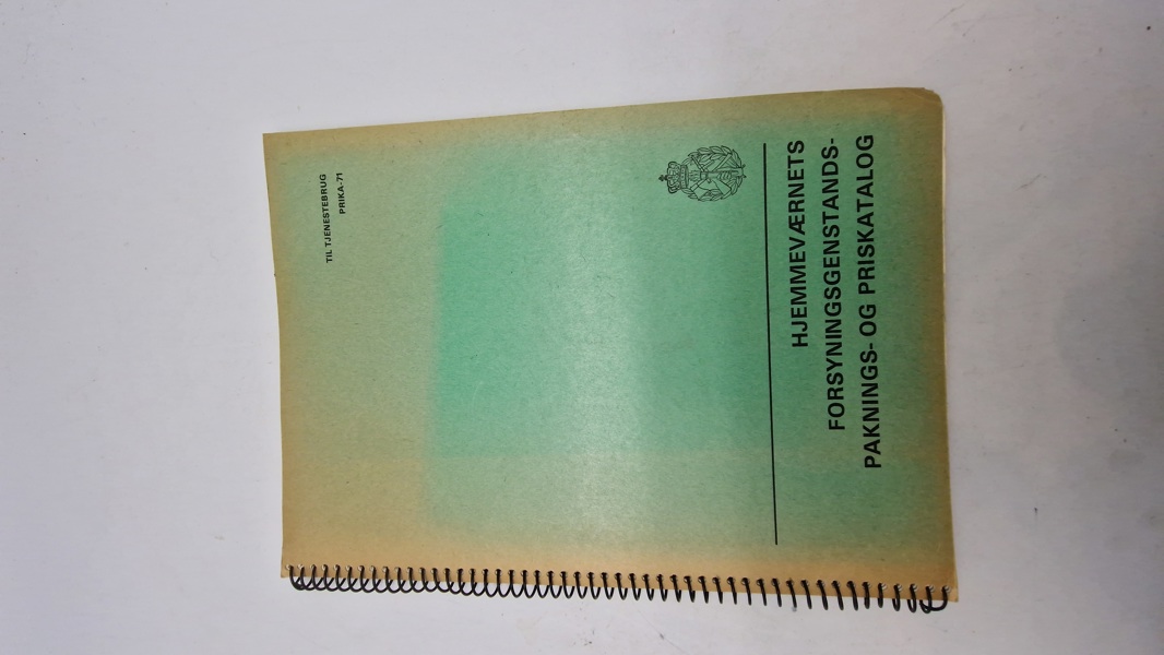 Hjemmeværnets Forsyningsgenstandspaknings- og Priskatalog