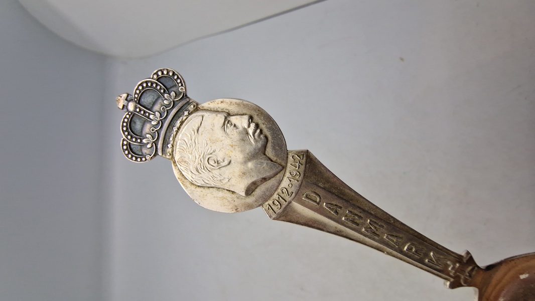 Original Kong Christian X jubilæums ske 