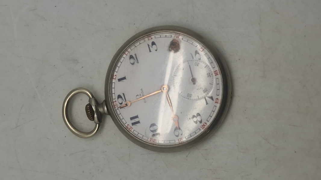 Originalt Omega lommeur, skal have service