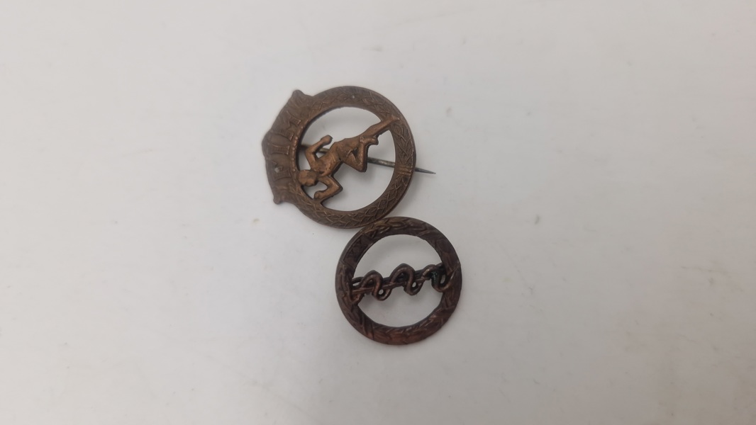 Militære mærker fra den Danske brigade i Sverige WW2