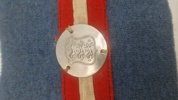 Originalt armbind fra den danske modstandsbevægelse
