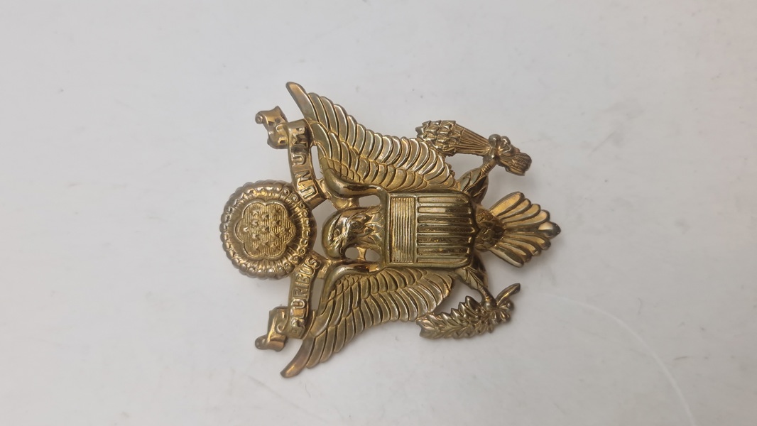 Amerikansk WW2 Officers kasket mærke 
