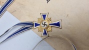 Originalt Mutterkreuz 1.kl med urkunde 
