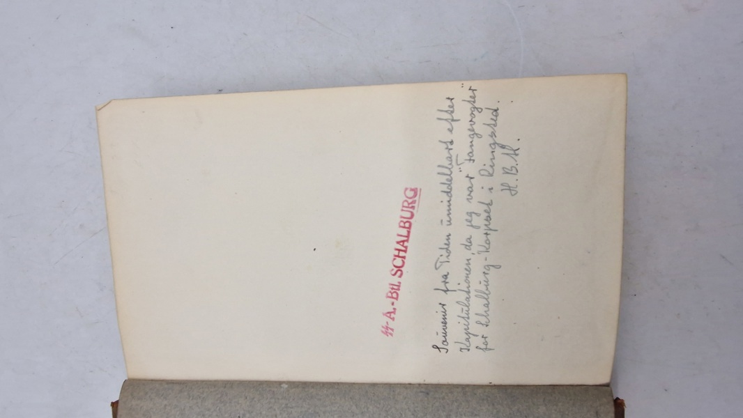 Original Bog fra Schalburgkorpset 